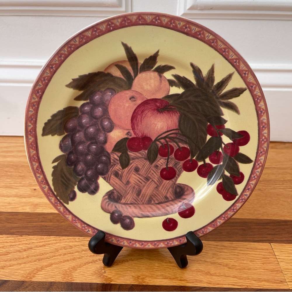 Block Tisket-A-Tasket Gear Fruit Plate‎ 1995